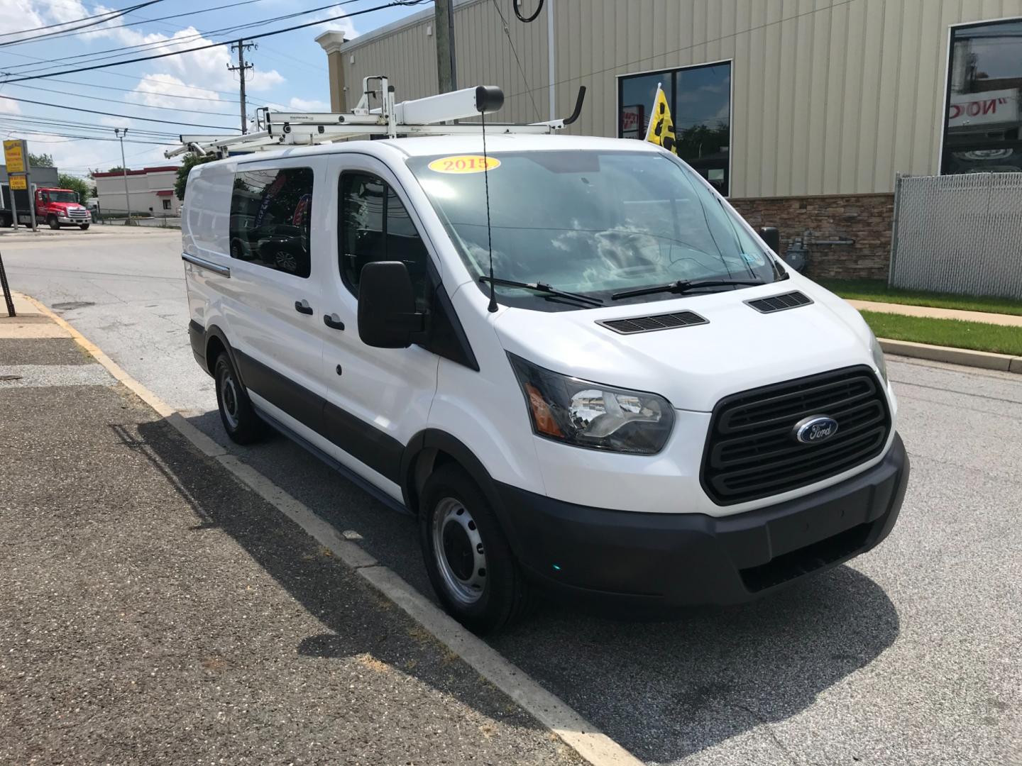 2015 White /Gray Ford Transit 150 (1FTNE1YM1FK) with an 3.7 V6 engine, Automatic transmission, located at 577 Chester Pike, Prospect Park, PA, 19076, (610) 237-1015, 39.886154, -75.302338 - Photo#3